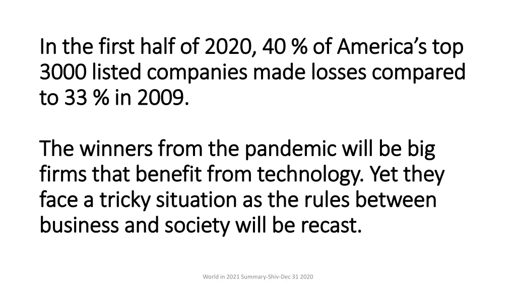 in the first half of 2020 40 of america
