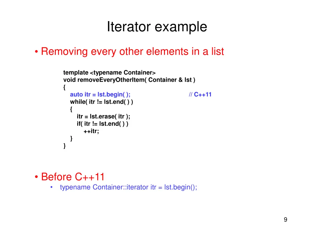 iterator example