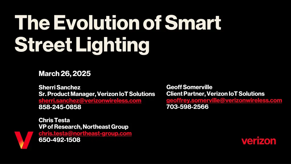 the evolution of smart street lighting