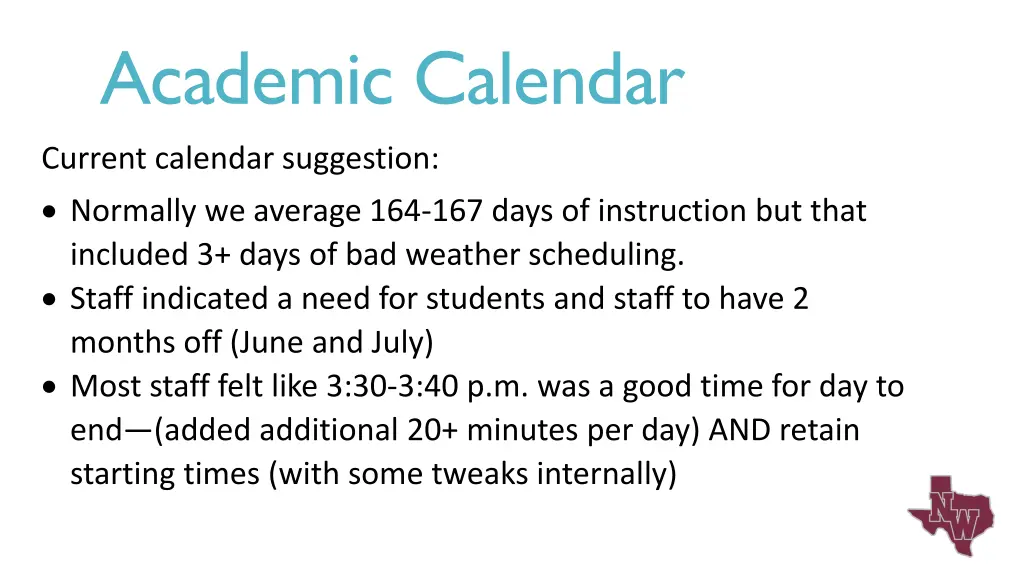 academic calendar current calendar suggestion