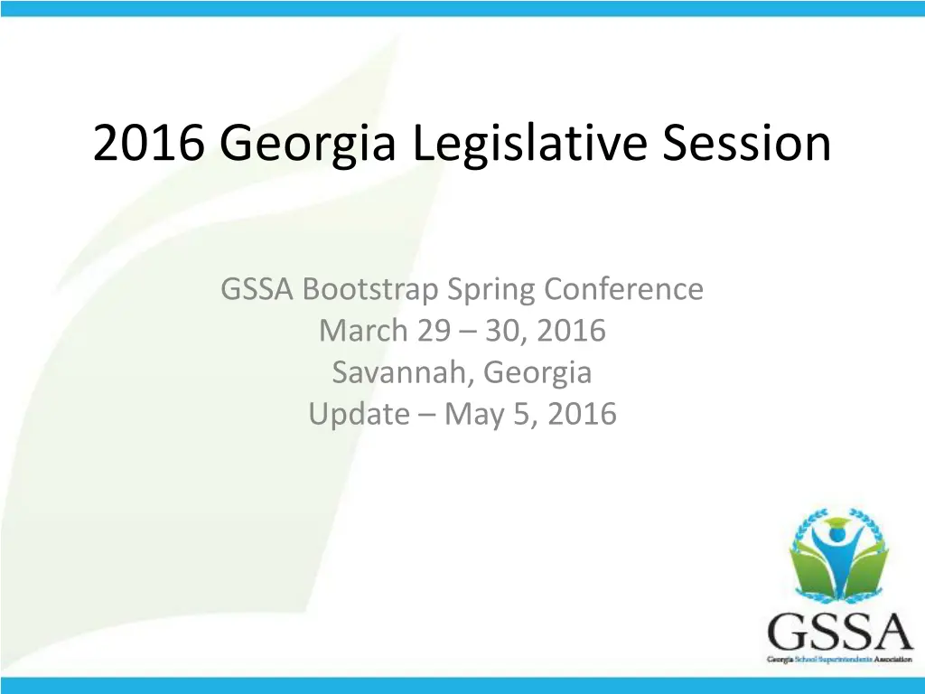 2016 georgia legislative session
