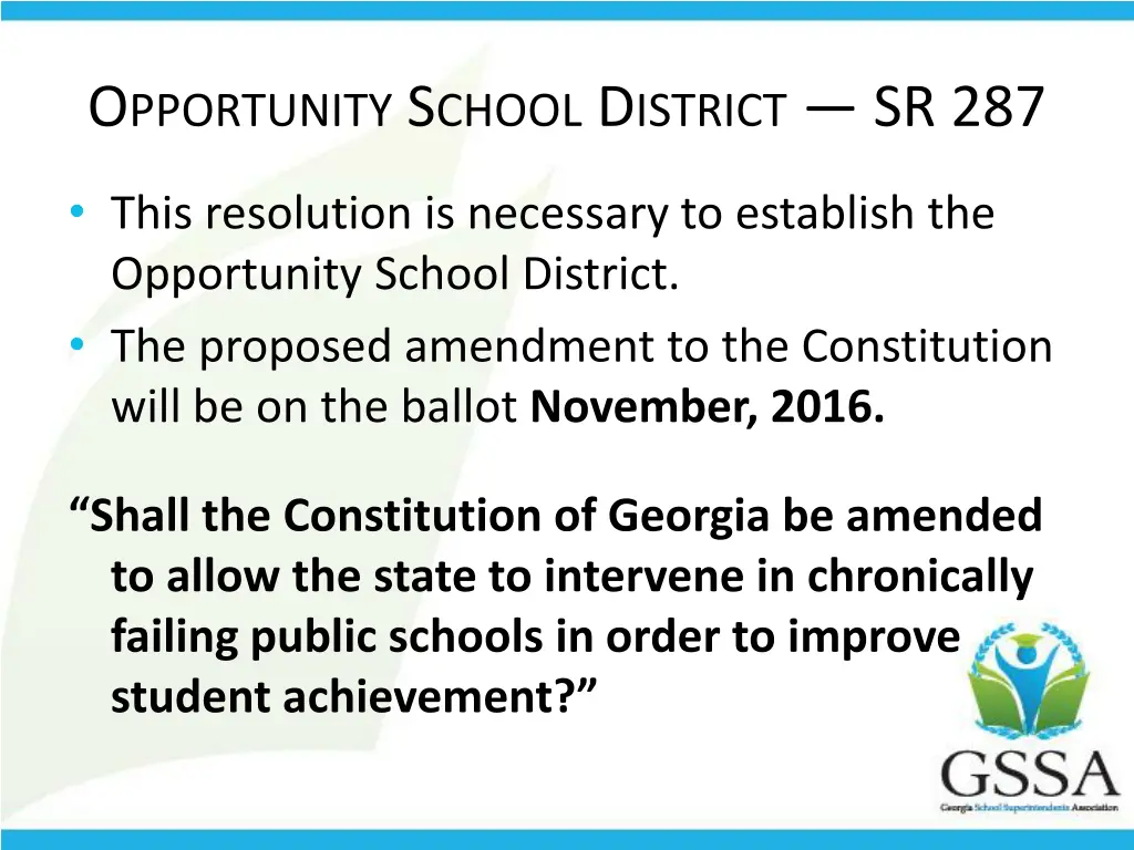 o pportunity s chool d istrict sr 287
