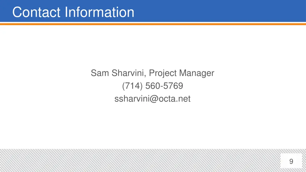 contact information