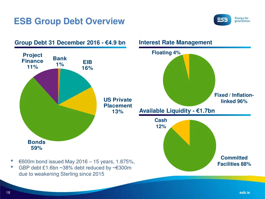esb group debt overview
