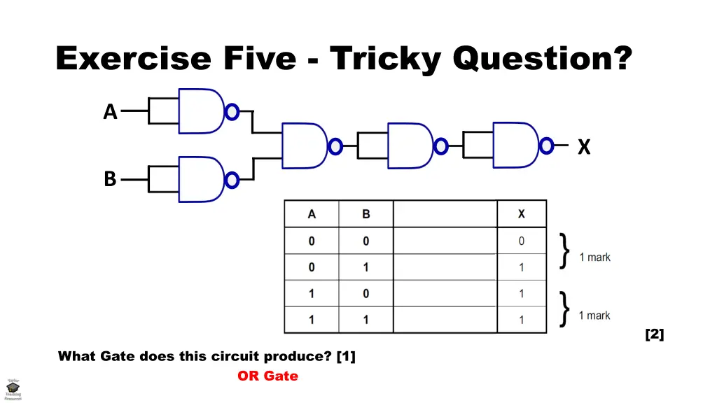 exercise five tricky question