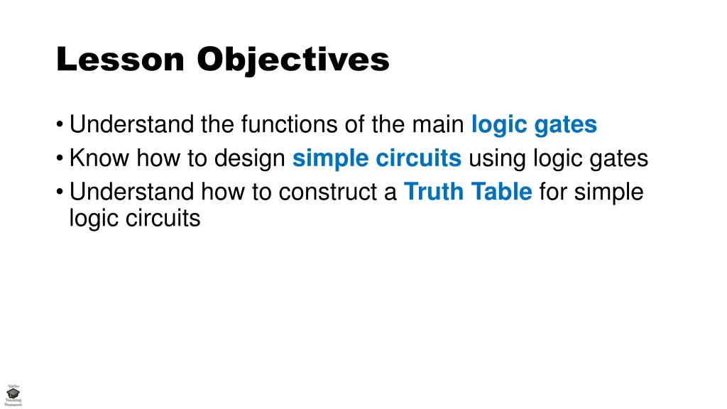 lesson objectives