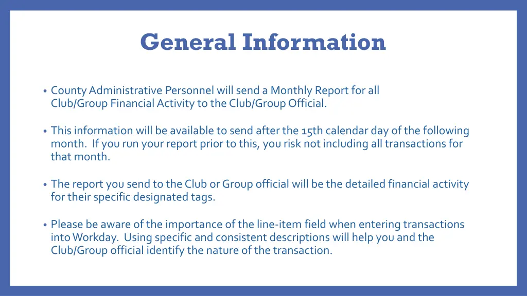 general information