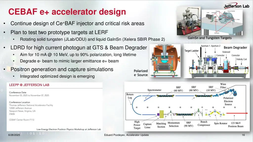 cebaf e accelerator design