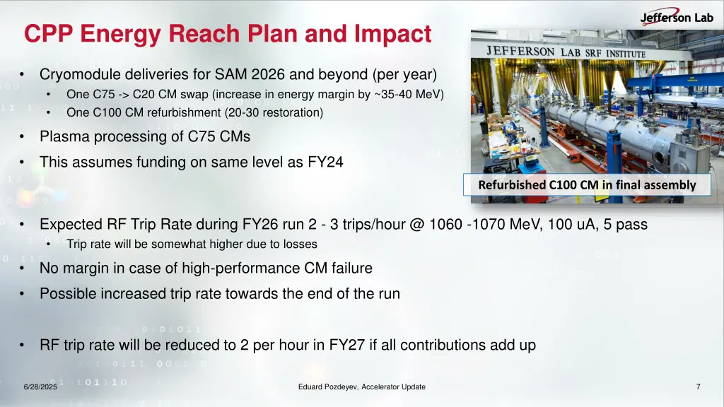 cpp energy reach plan and impact