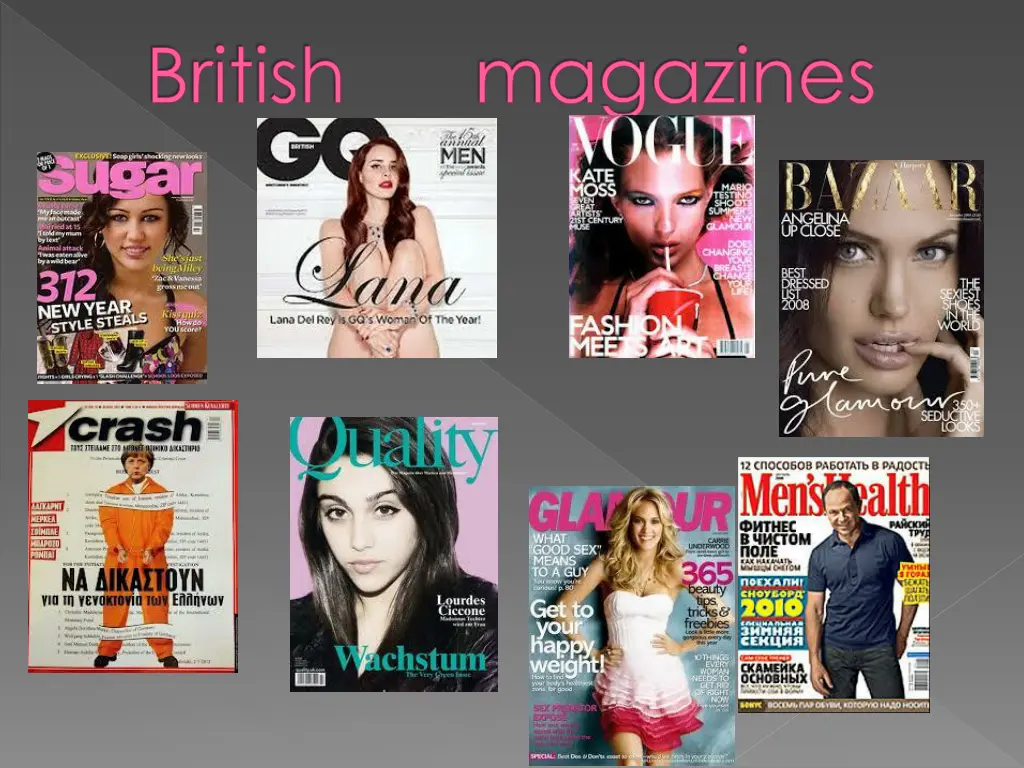 british magazines
