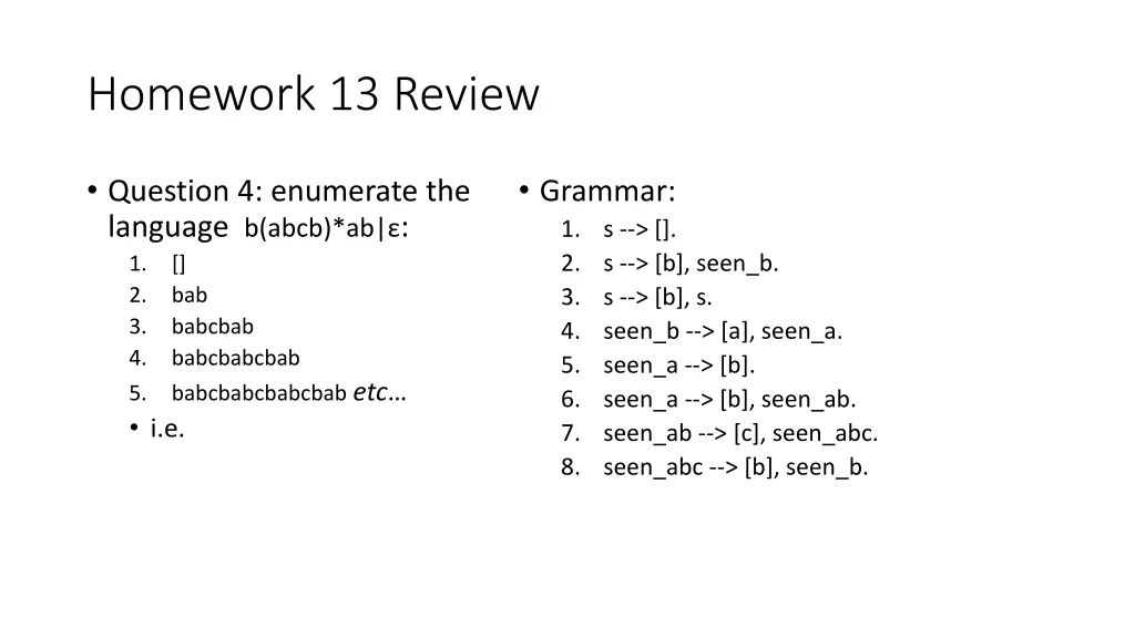 homework 13 review 3