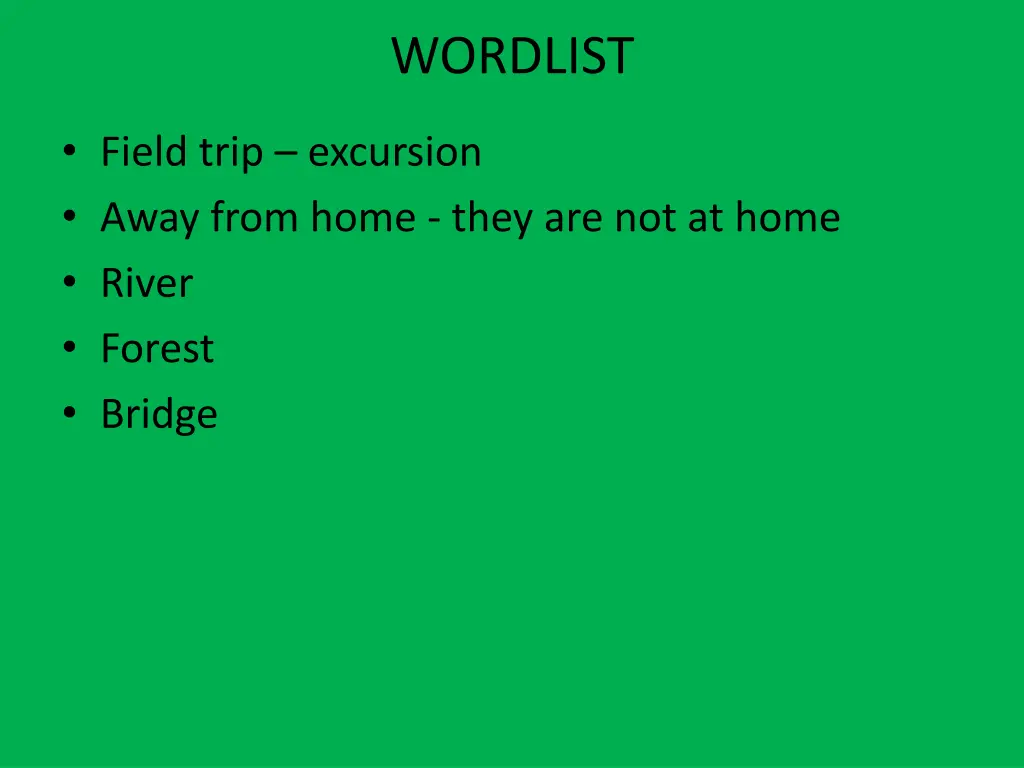 wordlist