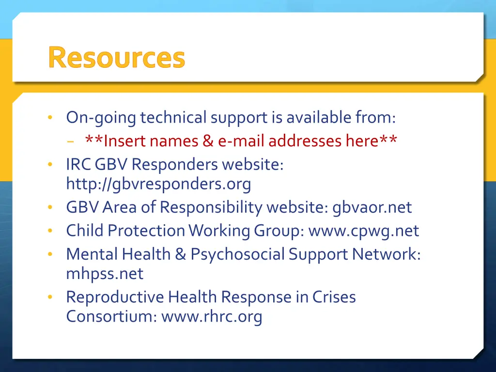 resources 1