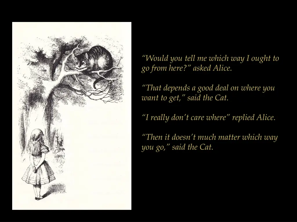 would you tell me which way i ought to go from