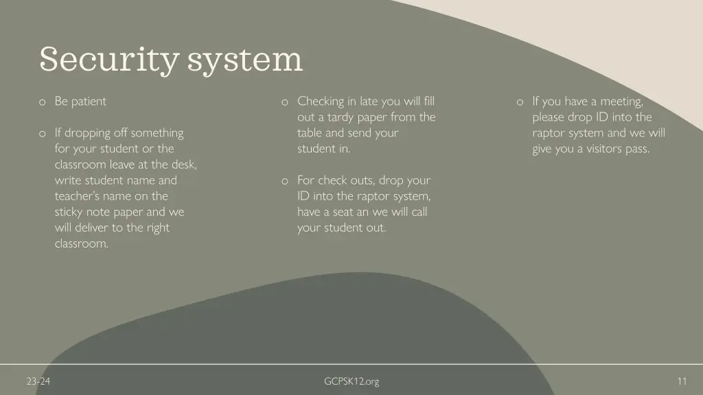 security system