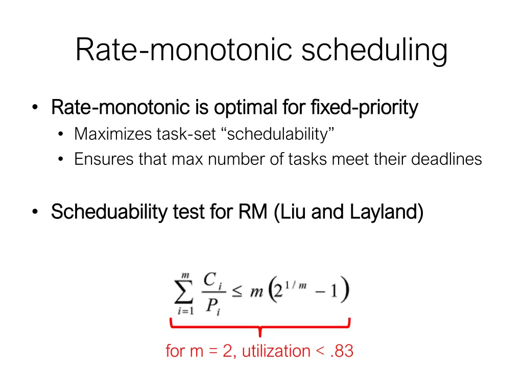rate monotonic scheduling 4