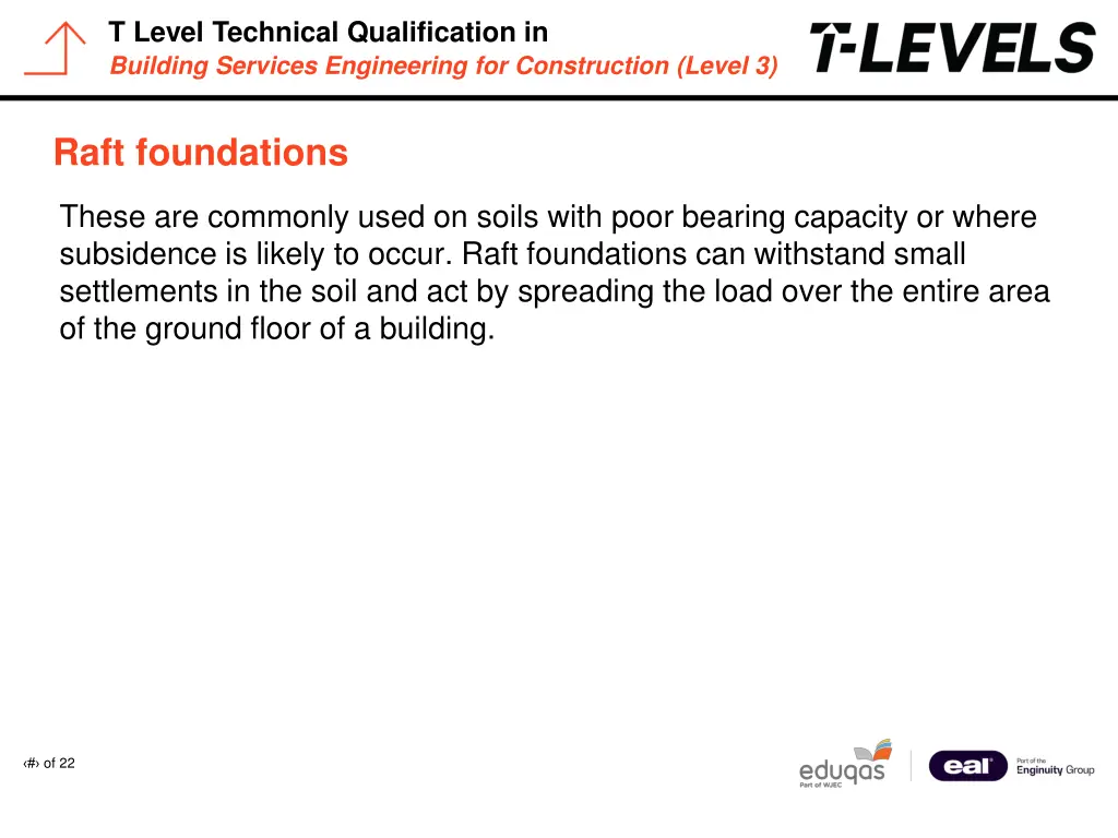 t level technical qualification in building 13