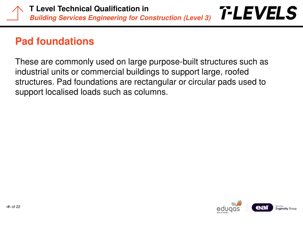 t level technical qualification in building 14