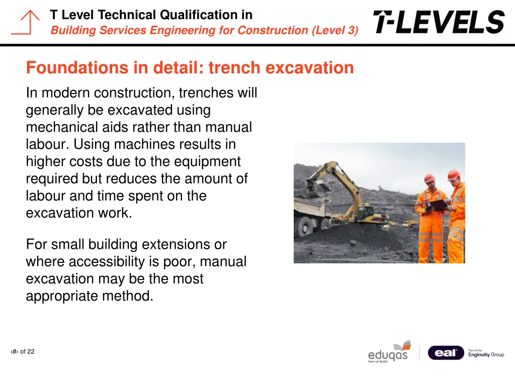 t level technical qualification in building 8