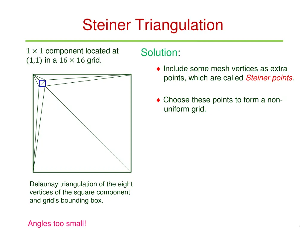 steiner triangulation