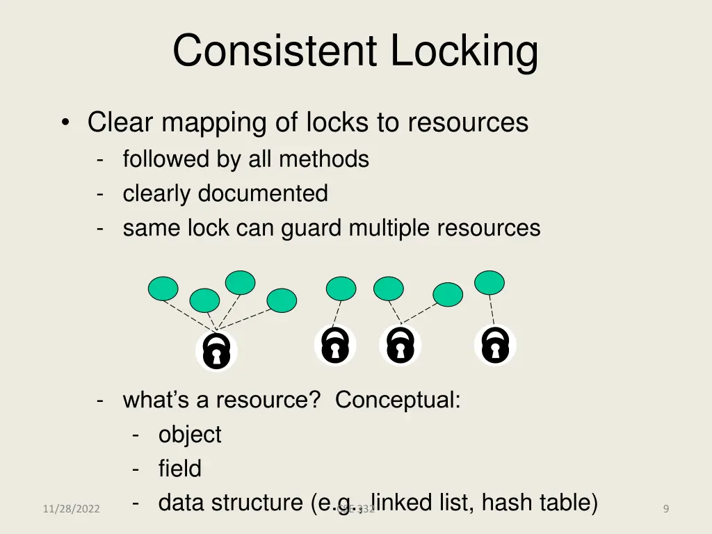 consistent locking