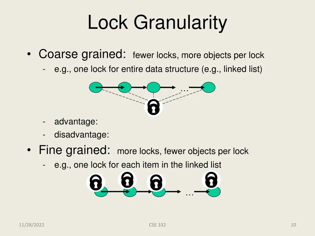 lock granularity