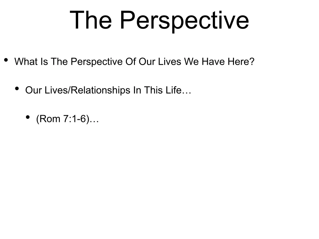 the perspective 8