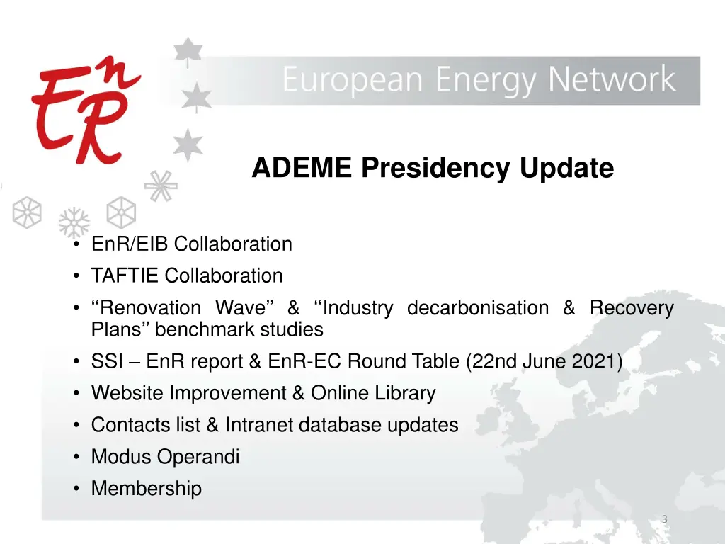 ademe presidency update