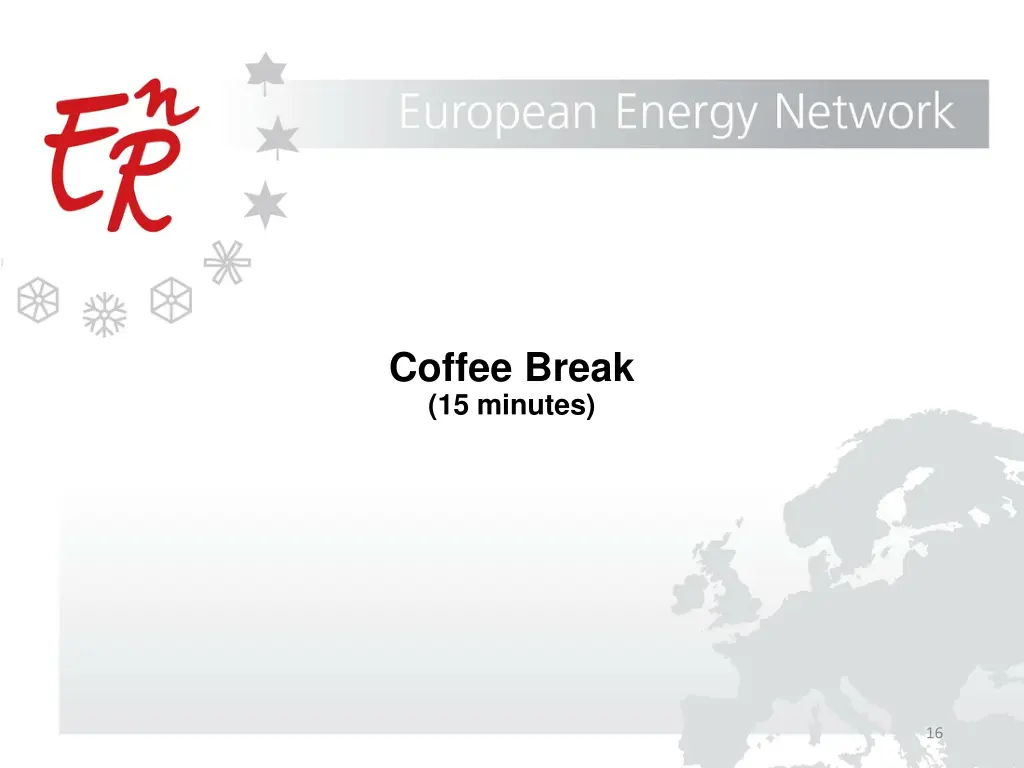 coffee break 15 minutes