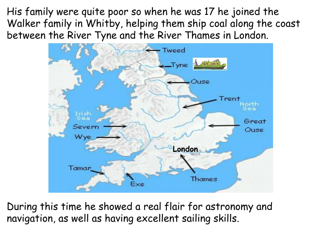 his family were quite poor so when