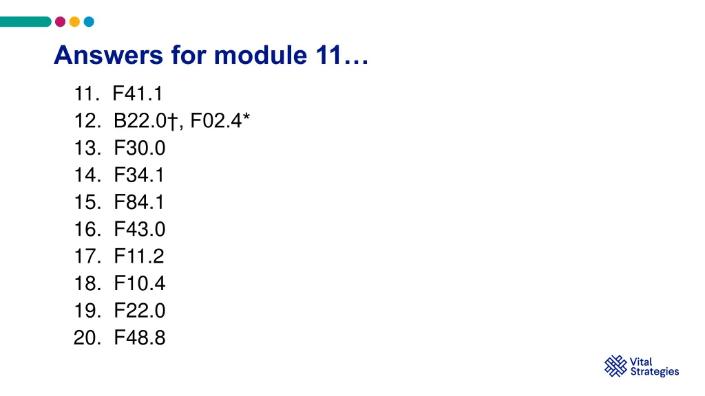 answers for module 11 1