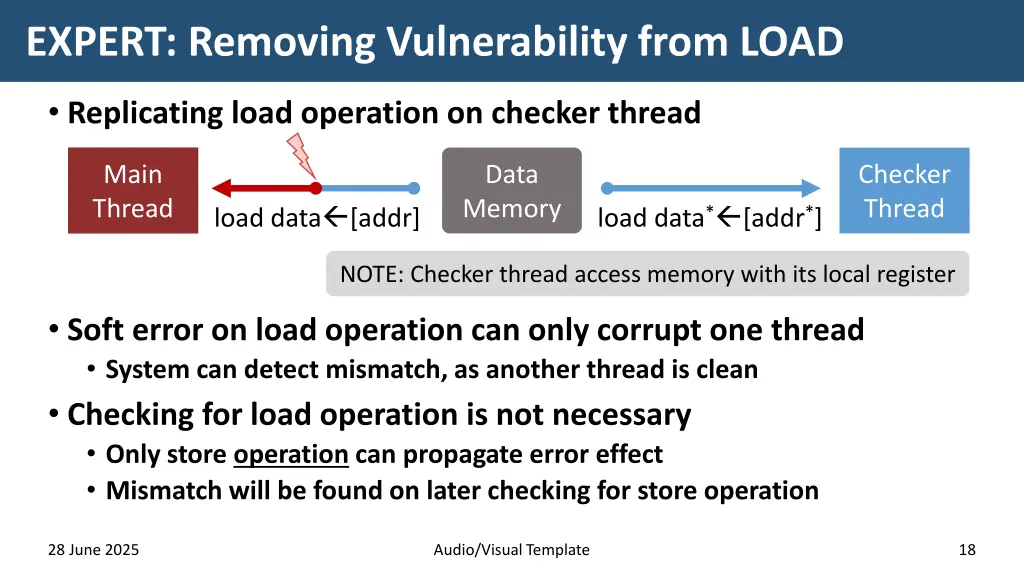 expert removing vulnerability from load