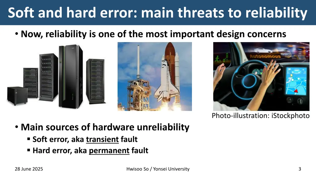 soft and hard error main threats to reliability