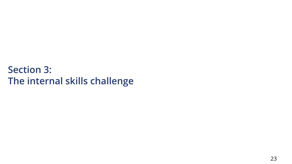 section 3 the internal skills challenge