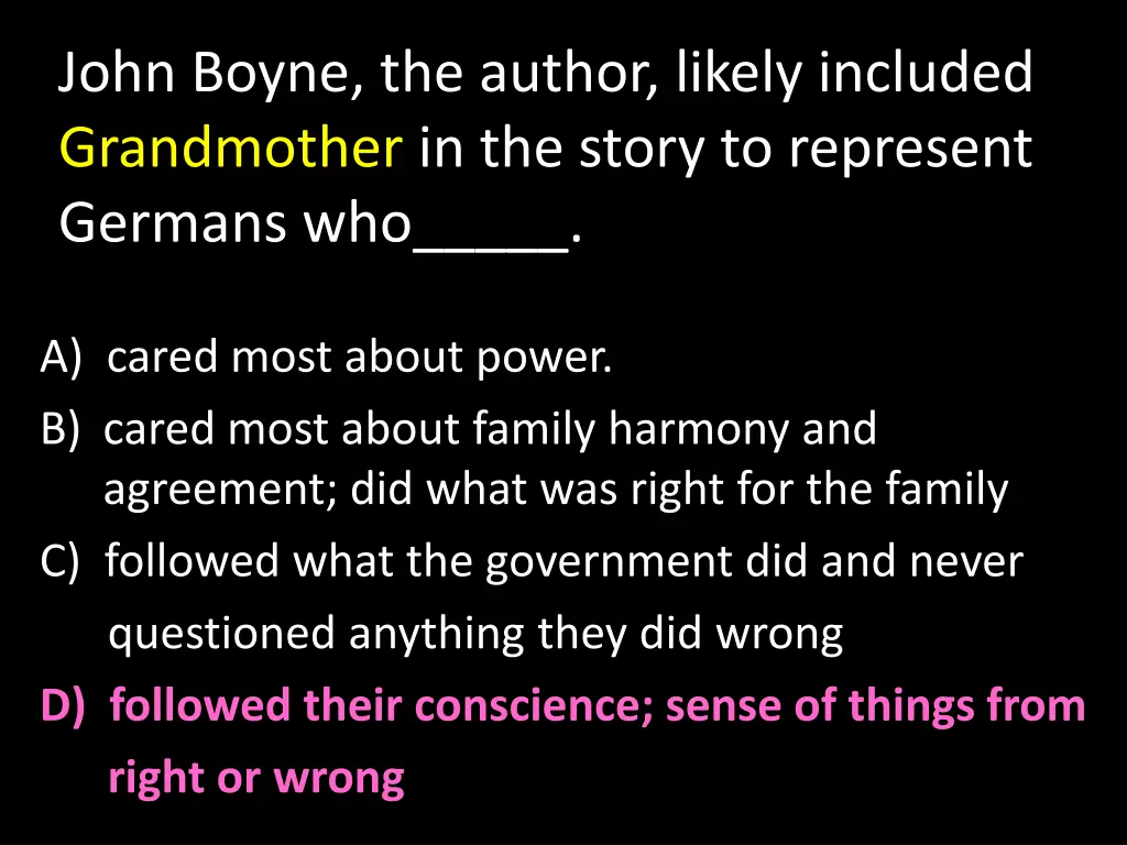 john boyne the author likely included grandmother 1