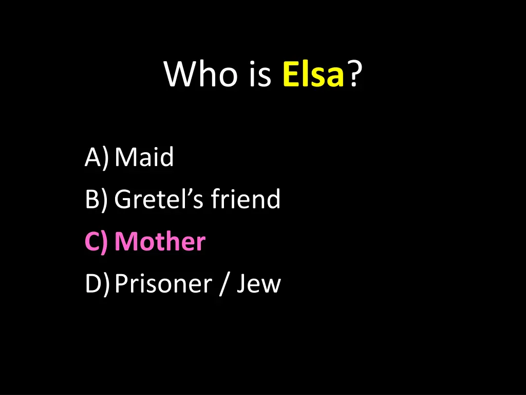 who is elsa 1