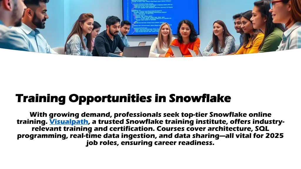 training opportunities in snowflake training