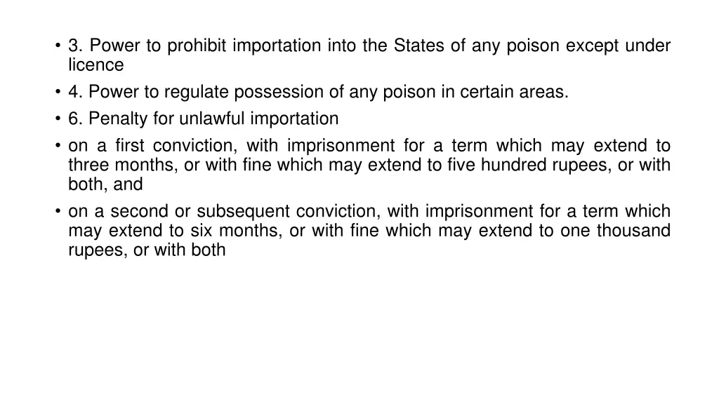 3 power to prohibit importation into the states