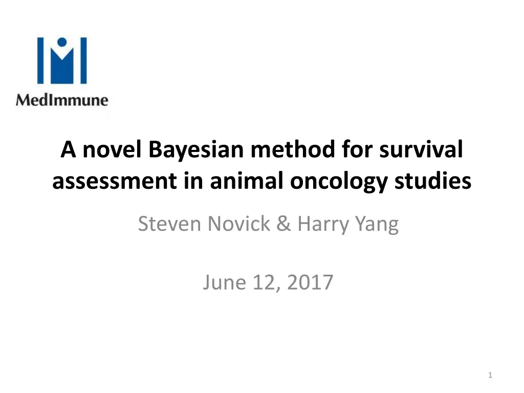 a novel bayesian method for survival assessment