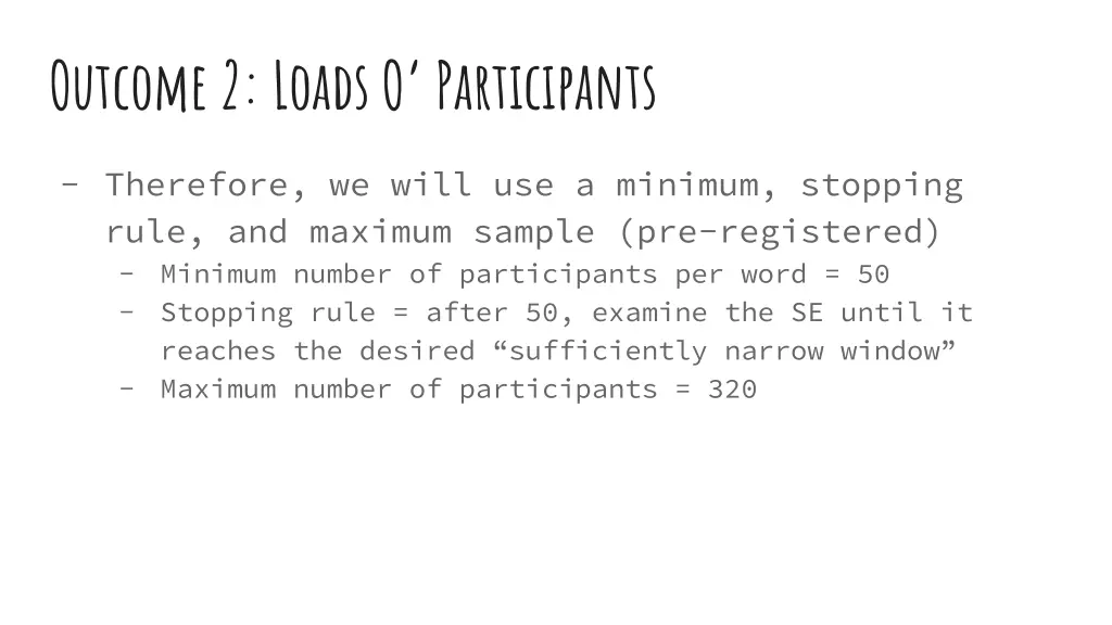 outcome 2 loads o participants 4