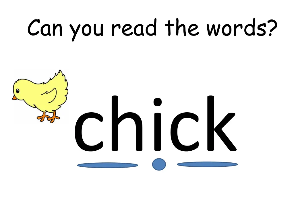 can you read the words 2