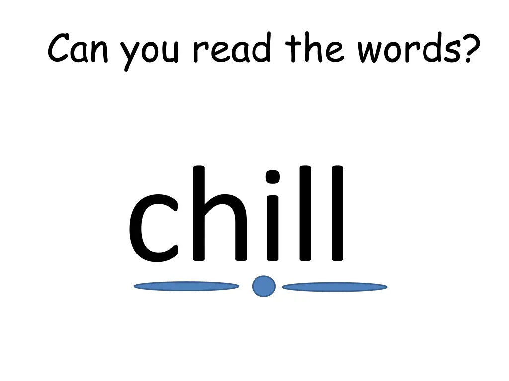 can you read the words 4