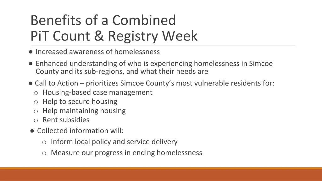 benefits of a combined pit count registry week