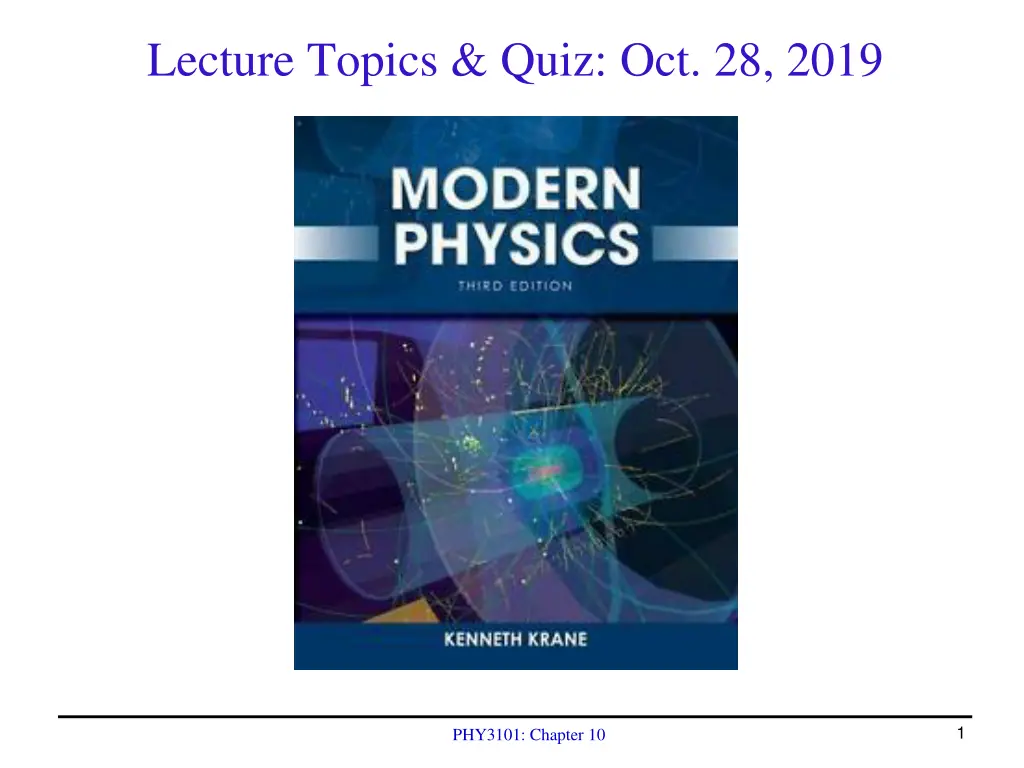 lecture topics quiz oct 28 2019