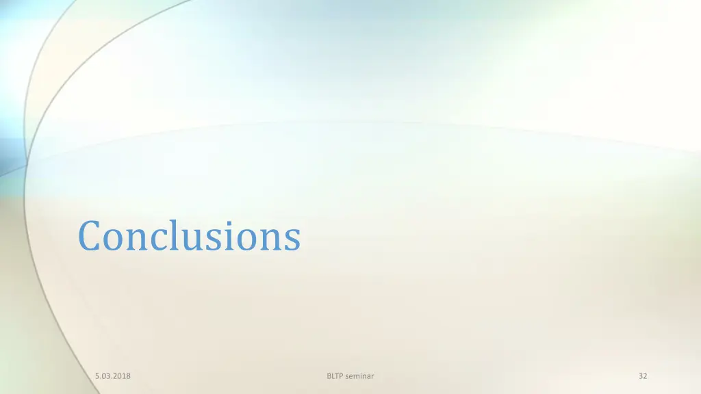 conclusions