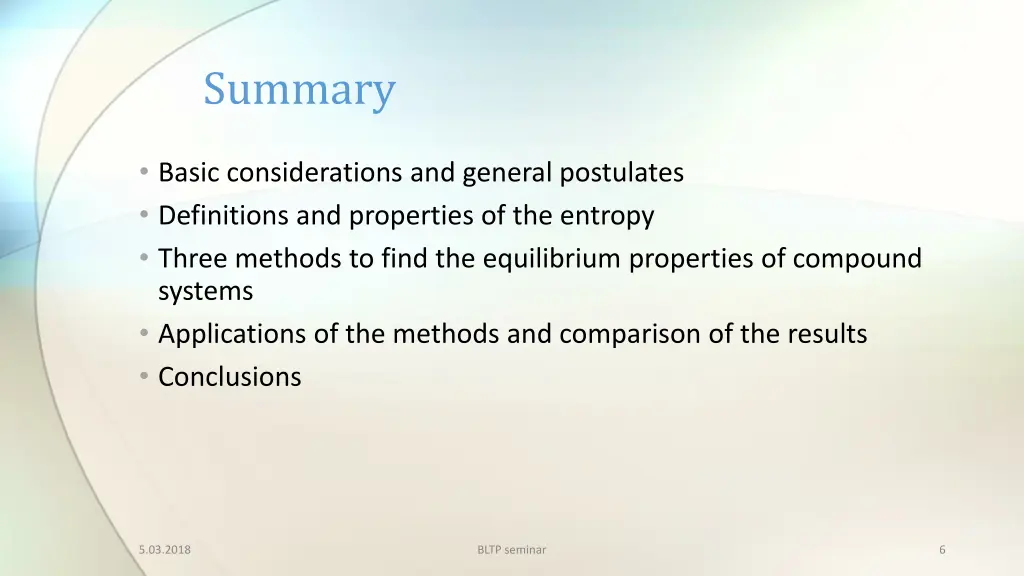 summary