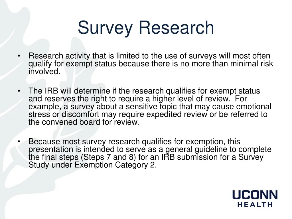 survey research