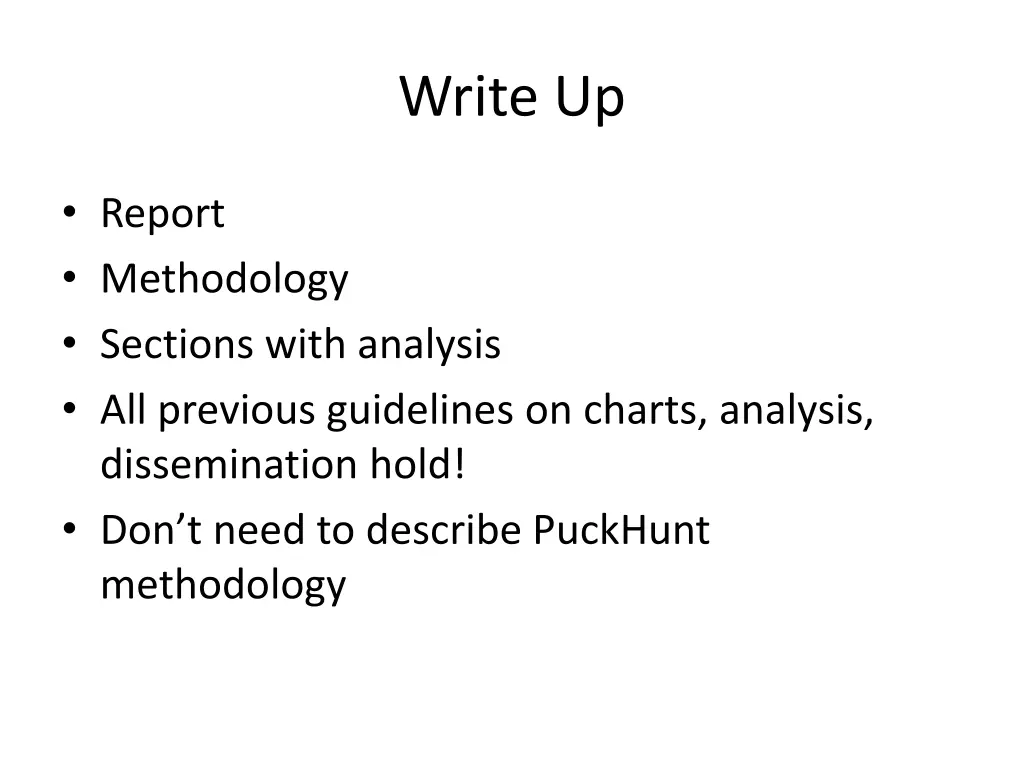 write up
