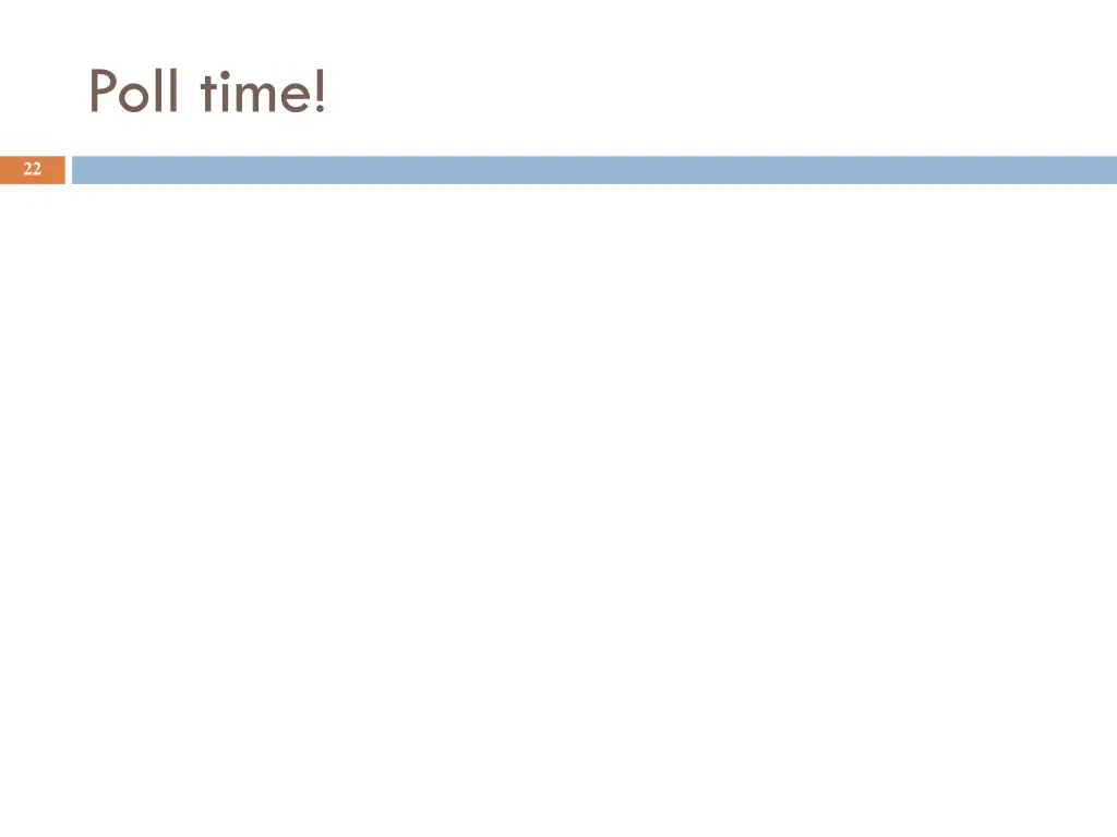 poll time
