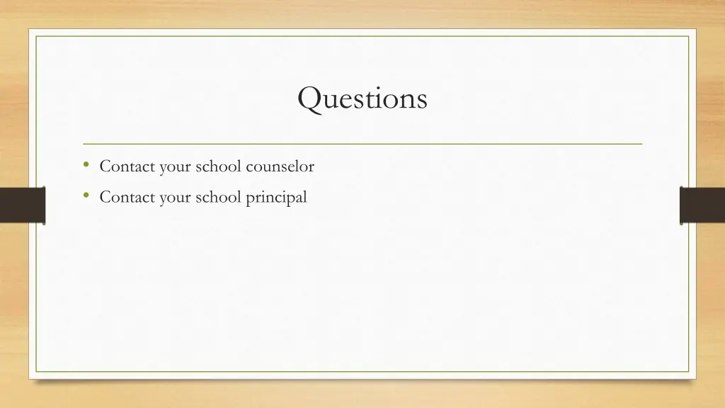 questions